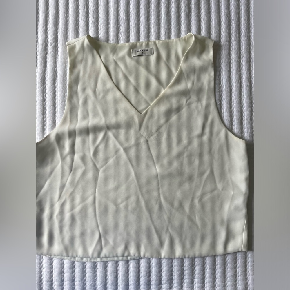 Aritzia white blouse